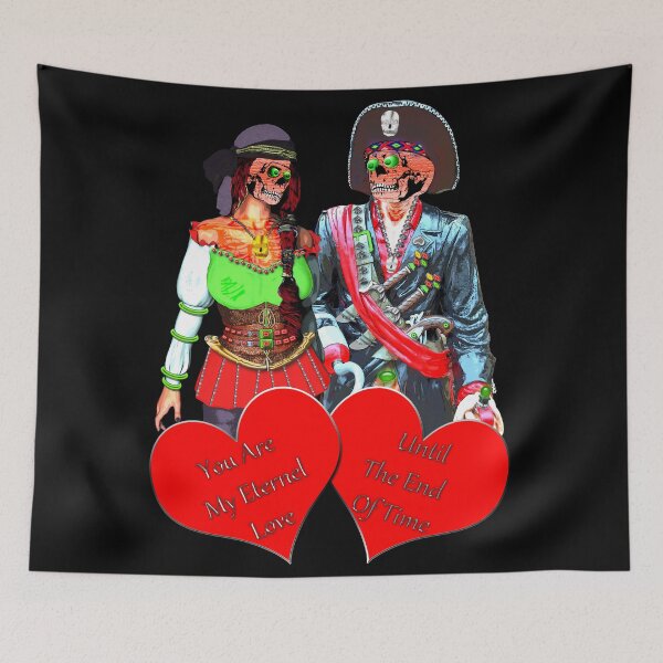 Item preview, Skulls in love Valentine's Day and Halloween designed and sold by Astralia.