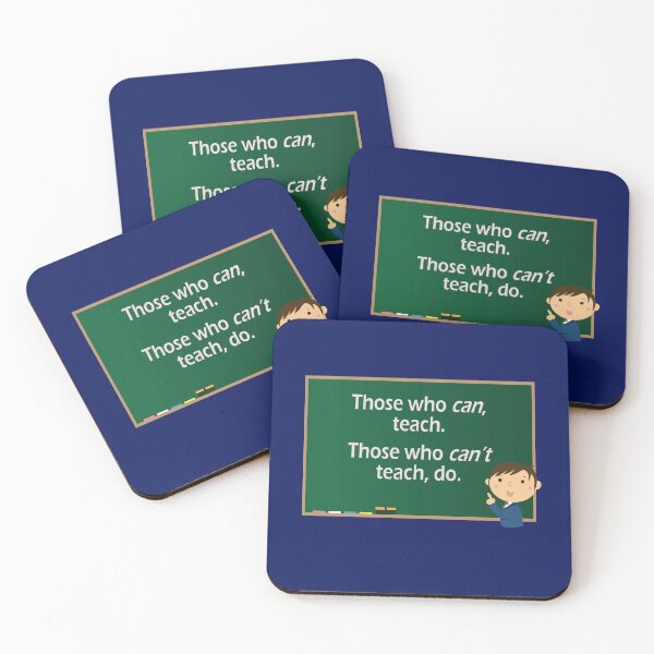 Item preview, Those who can, teach. designed and sold by OffCide.