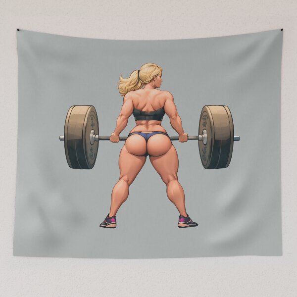 Item preview, Female Powerlifter designed and sold by Sawset.