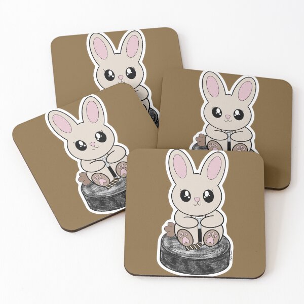 Item preview, Puck Bunny (Anaheim) designed and sold by Art by Jessica Beroldi.