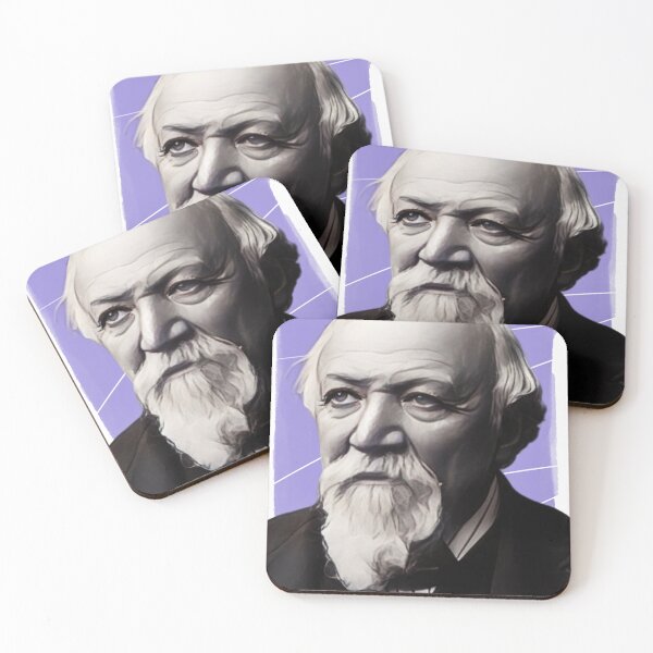 Item preview, English poet Robert Browning illustration  designed and sold by Litstoy.