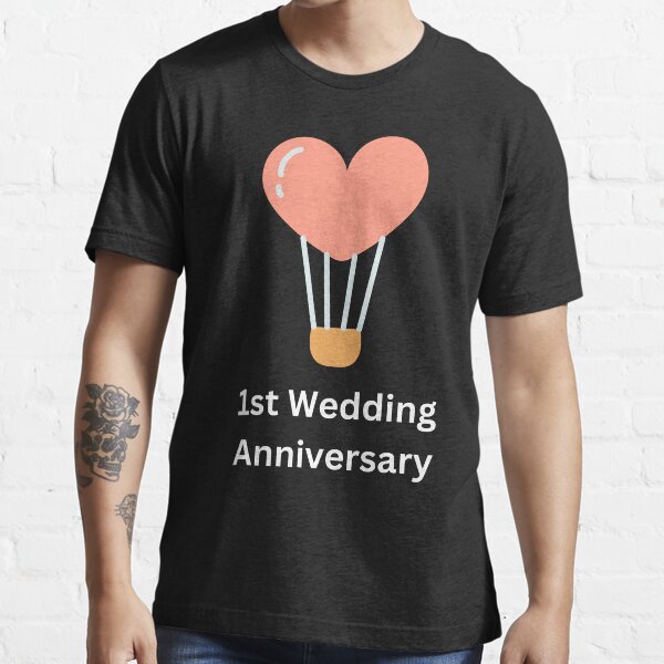 1st anniversary t shirt design