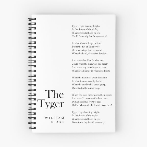 Item preview, The Tyger - William Blake Poem - Literature - Typography Print 1 designed and sold by Studio Grafiikka.