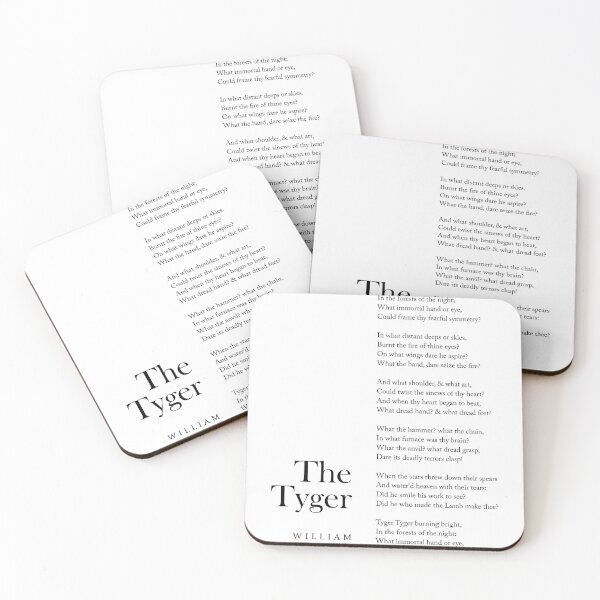 Item preview, The Tyger - William Blake Poem - Literature - Typography Print 1 designed and sold by Studio Grafiikka.