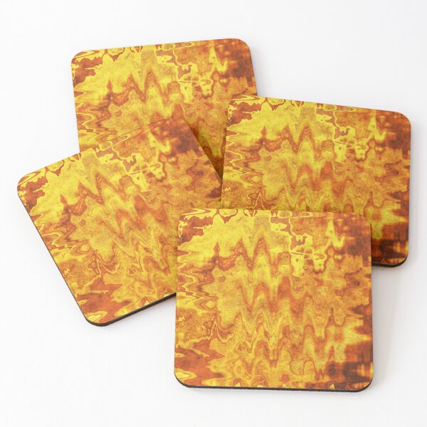 Item preview, El Dorado - Contemporary Abstract - Abstract Expressionist painting - Yellow, Gold, Amber designed and sold by Studio Grafiikka.