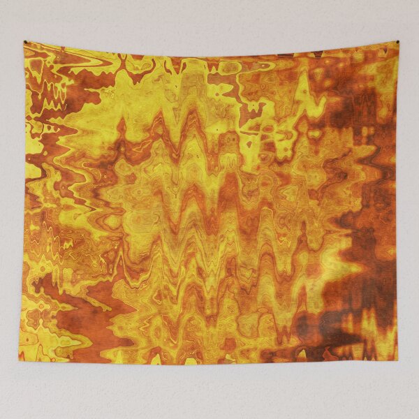 Item preview, El Dorado - Contemporary Abstract - Abstract Expressionist painting - Yellow, Gold, Amber designed and sold by Studio Grafiikka.
