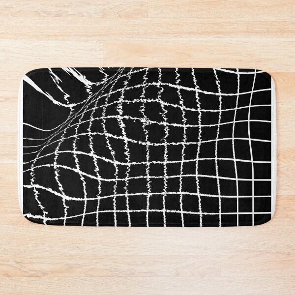 Item preview, Transience 01 - Contemporary Abstract Expressionism - Black and White - Distorted Grid designed and sold by Studio Grafiikka.
