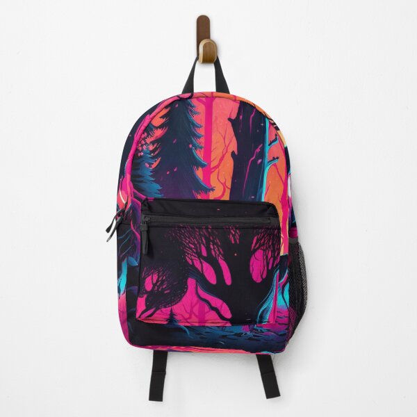 Item preview, Neon-infused design of a surreal, glowing forest designed and sold by iDezine GD.