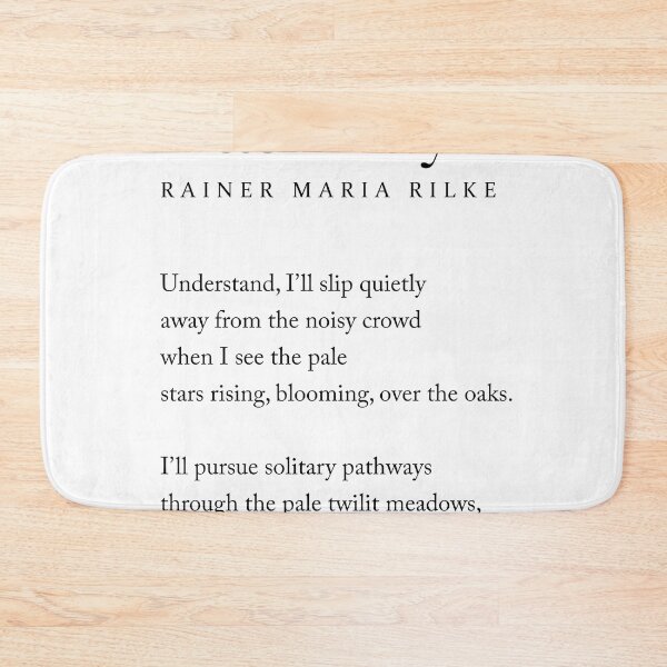 Item preview, Pathways - Rainer Maria Rilke Poem - Literature - Typography Print 1 designed and sold by Studio Grafiikka.