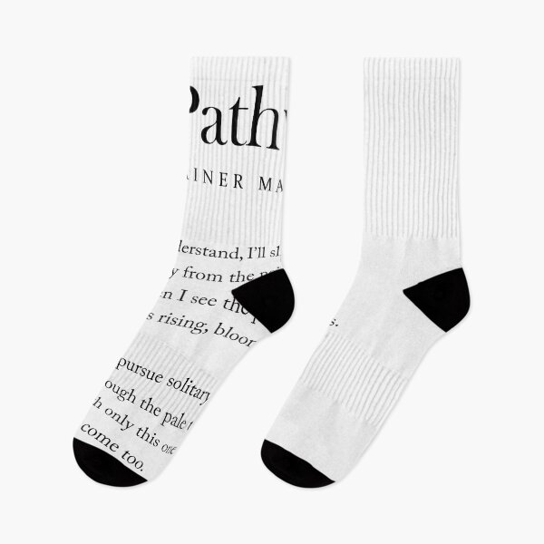 Item preview, Pathways - Rainer Maria Rilke Poem - Literature - Typography Print 1 designed and sold by Studio Grafiikka.