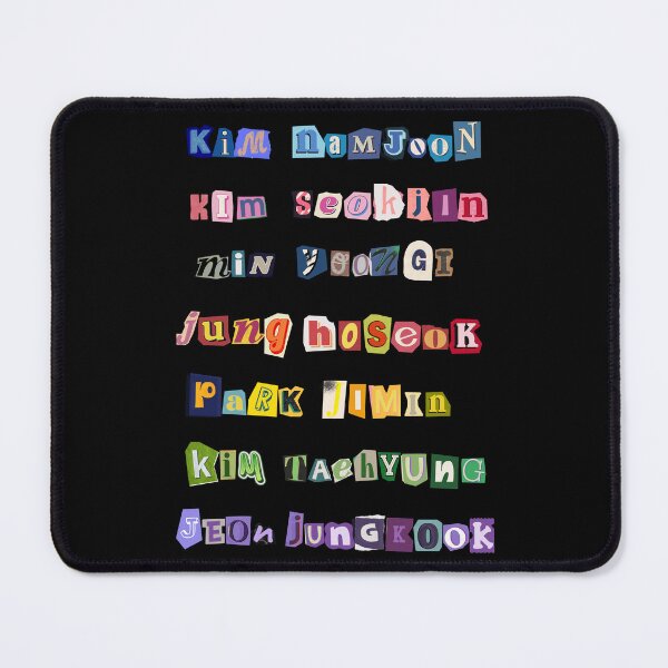 Item preview, BTS Members Names designed and sold by sunshine4dsoul.