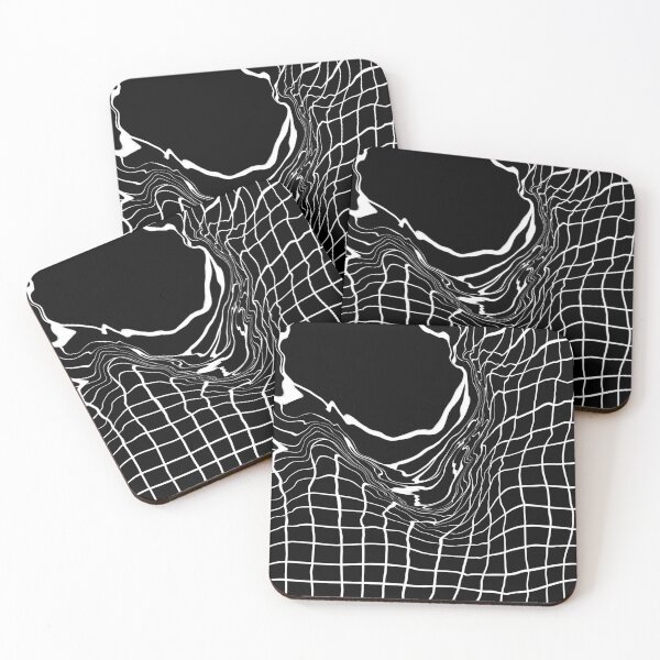 Artikelvorschau, Transience 03 - Contemporary Abstract Expressionism - Black and White - Distorted Grid entworfen und verkauft von Studio Grafiikka.