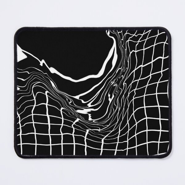 Artikelvorschau, Transience 03 - Contemporary Abstract Expressionism - Black and White - Distorted Grid entworfen und verkauft von Studio Grafiikka.