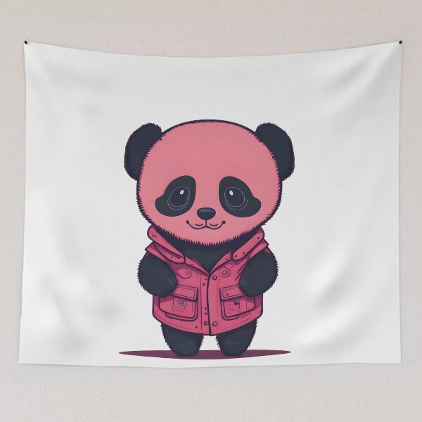 Item preview, Pink Panda Alone designed and sold by kingofposter.
