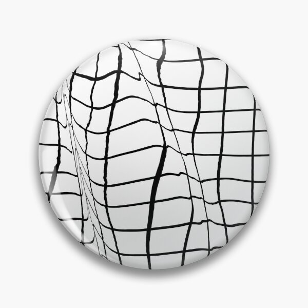 Artikelvorschau, Transience 02 in White - Contemporary Abstract Expressionism - Black and White - Distorted Grid entworfen und verkauft von Studio Grafiikka.