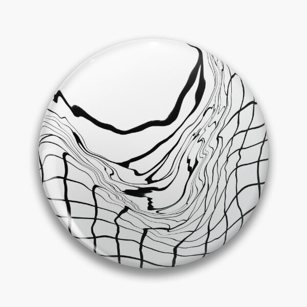 Artikelvorschau, Transience 03 in White - Contemporary Abstract Expressionism - Black and White - Distorted Grid entworfen und verkauft von Studio Grafiikka.
