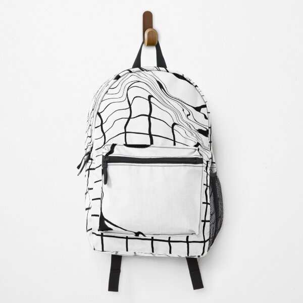Item preview, Transience 03 in White - Contemporary Abstract Expressionism - Black and White - Distorted Grid designed and sold by Studio Grafiikka.