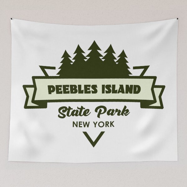 Item preview, Peebles Island State Park New York Trees And Ribbon designed and sold by bivenart.