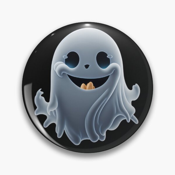 Item preview, Cute and Adorable Charming Smiling Ghost designed and sold by PC-artist.