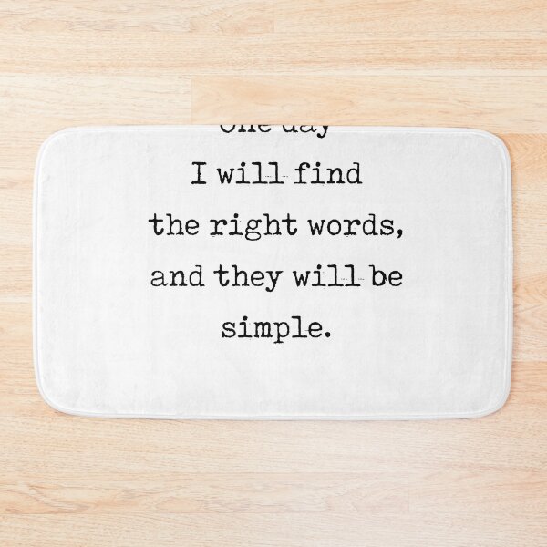 Item preview, One day I will find the right words - Jack Kerouac Quote - Literature - Typewriter Print designed and sold by Studio Grafiikka.