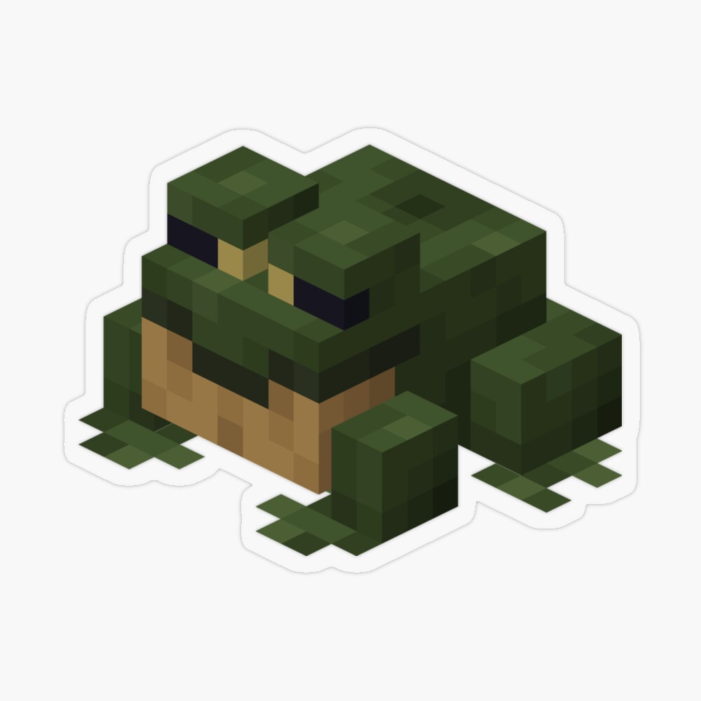 Minecraft Frog Weatherproof Sticker 