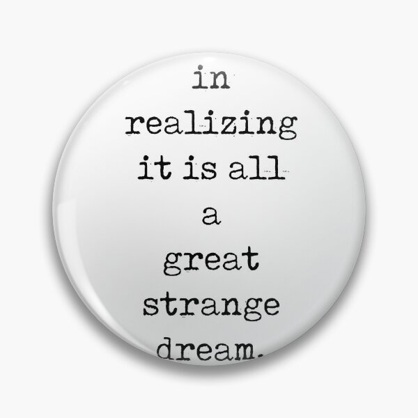 Artikelvorschau, Great strange dream - Jack Kerouac Quote - Literature - Typewriter Print entworfen und verkauft von Studio Grafiikka.