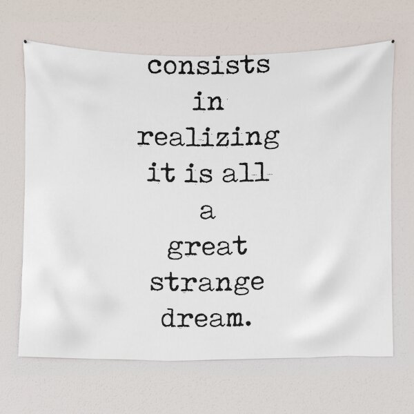 Item preview, Great strange dream - Jack Kerouac Quote - Literature - Typewriter Print designed and sold by Studio Grafiikka.