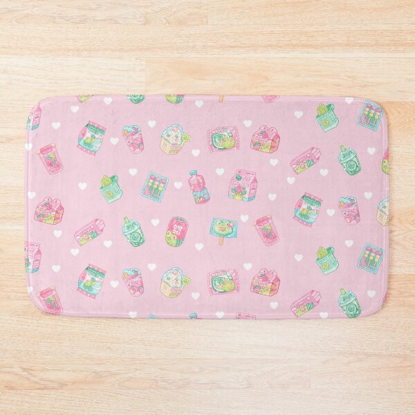 Item preview, Pink kawaii Frogs with japanese Candy and Snacks Pack of 14 stickers  designed and sold by Kukookat.