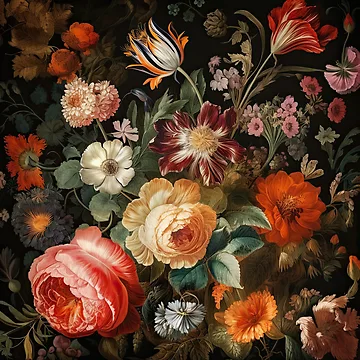 Artwork thumbnail, Floral Pattern by ARTIMITY