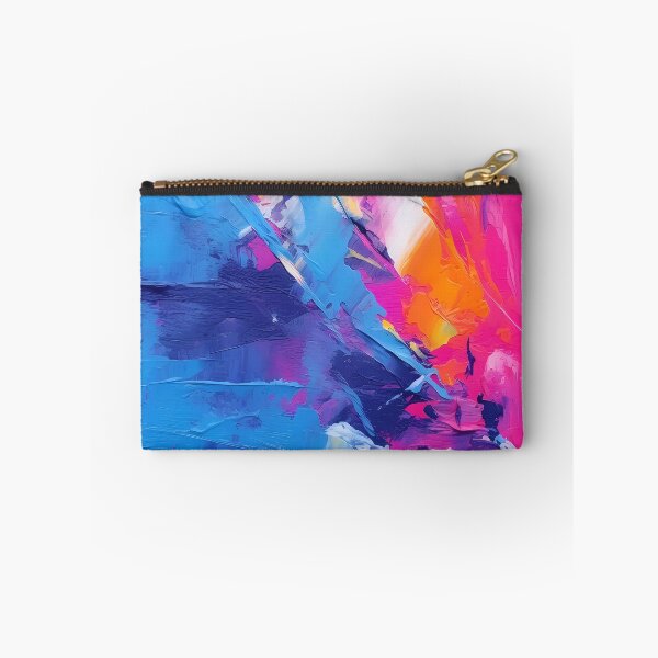 Item preview, Rainbow colors cheerful tones artistic sense texture impasto brush strokes abstract decorative painting 04 designed and sold by UnaWu533.