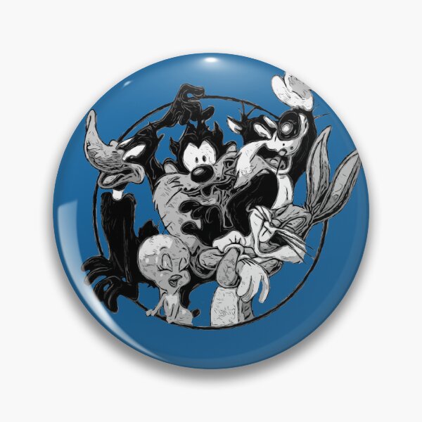 Item preview, Loony Tunes 1985 black & white designed and sold by Family4 Art Designs.