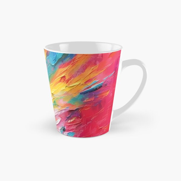 Item preview, Rainbow colors cheerful tones artistic sense texture impasto brush strokes abstract decorative painting 07 designed and sold by UnaWu533.