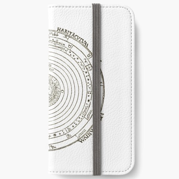 Geocentric model, geocentrism, Ptolemaic system iPhone Wallet