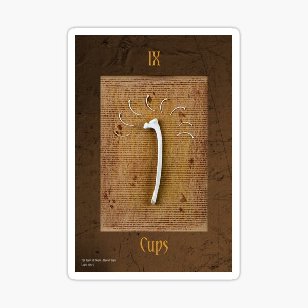 Nine of Cups Sticker