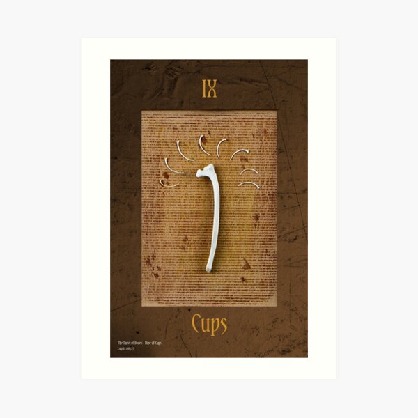 Nine of Cups Art Print