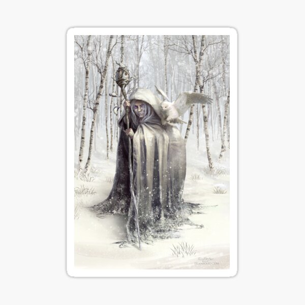 Witch of the White Wood Sticker