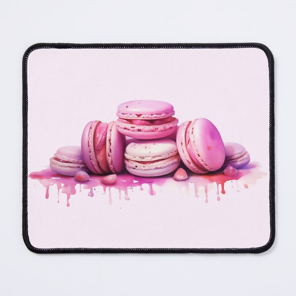 Item preview, Pink Watercolor Style Macarons designed and sold by candlewithhare.