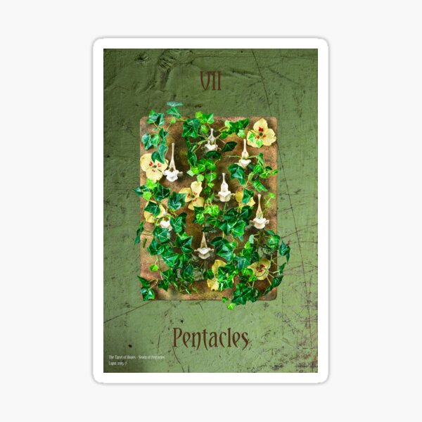 Seven of Pentacles Sticker