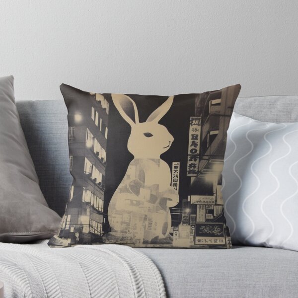 Item preview, WHITE RABBIT IN ASIA designed and sold by PinkPinkArts.