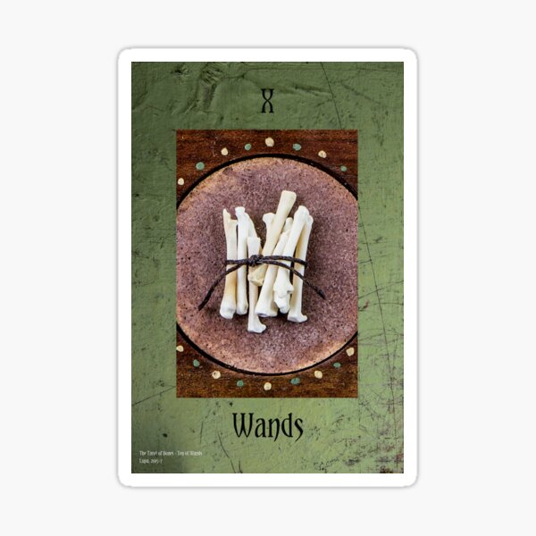 Ten of Wands Sticker
