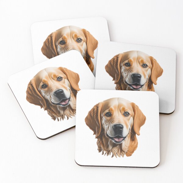 Item preview, Cute cartoon style Golden Retriever dog designed and sold by Juha Sompinmaeki.