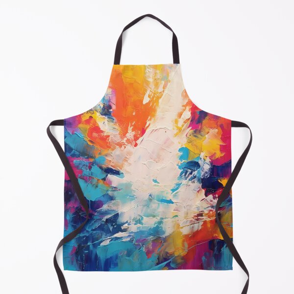 Item preview, Rainbow colors cheerful tones artistic sense texture impasto brush strokes abstract decorative painting 14 designed and sold by UnaWu533.