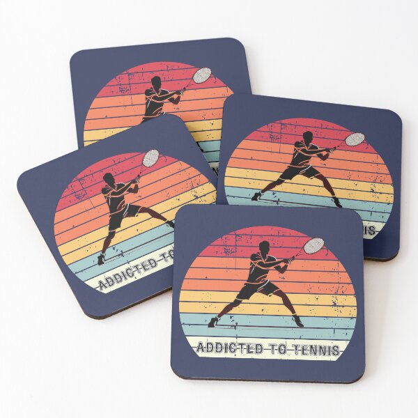 Item preview, Addicted to tennis retro sunset - tennis player silhouette designed and sold by LV-creator.