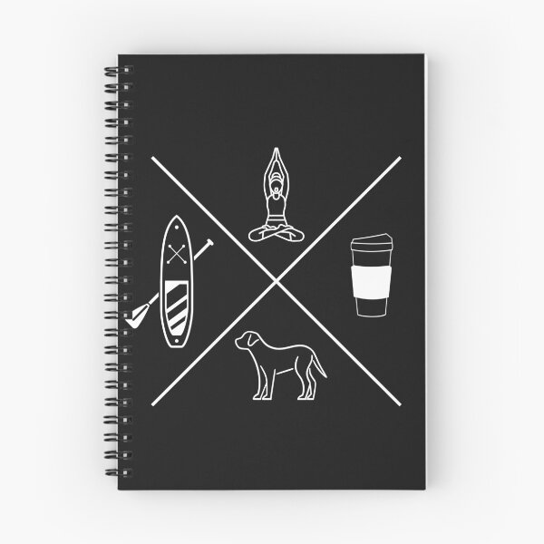 Item preview, paddleboarding, coffee, yoga and dogs designed and sold by zenbition.
