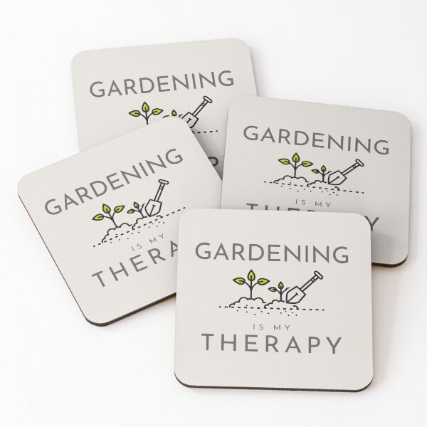 Item preview, Gardening is my therapy cute design  designed and sold by SHSDesigns.
