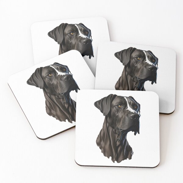 Item preview, Cute cartoon style Great Dane dog designed and sold by Juha Sompinmaeki.