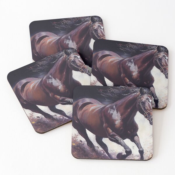 Item preview, Galloping Grace Equestrian Portrait designed and sold by Paintings By Simon .