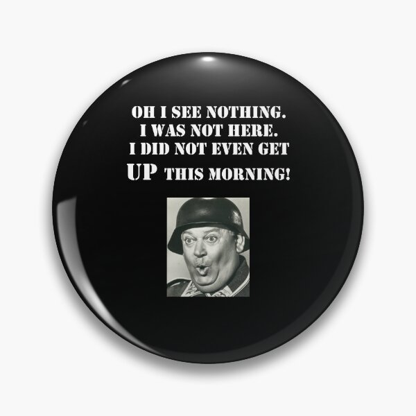 Artikelvorschau, Sgt Schultz Hogans Heroes Sergeant Comedy Tv American German Quote Funny Hot Trend entworfen und verkauft von BrianGunter564.