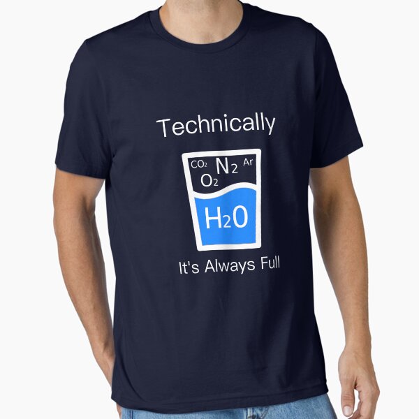 Item preview, Technically It's Always Full - Science Humor  designed and sold by PrintPress.