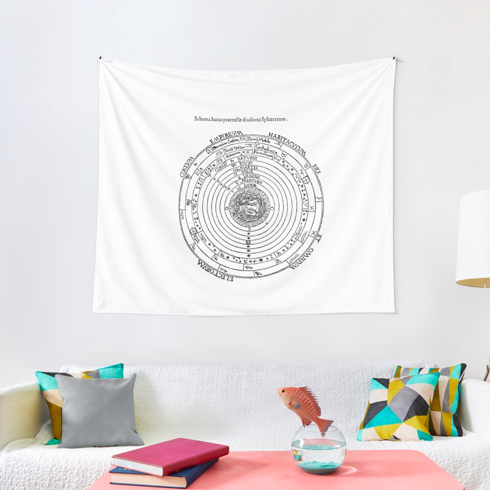 Geocentric model, geocentrism, Ptolemaic system #Geocentric #model #geocentrism #Ptolemaic #system #GeocentricModel #PtolemaicSystem #design Tapestry